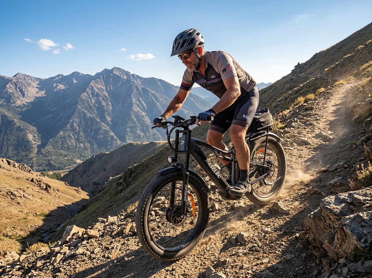 Electric Mountain Bike Riding Techniques in the United States
