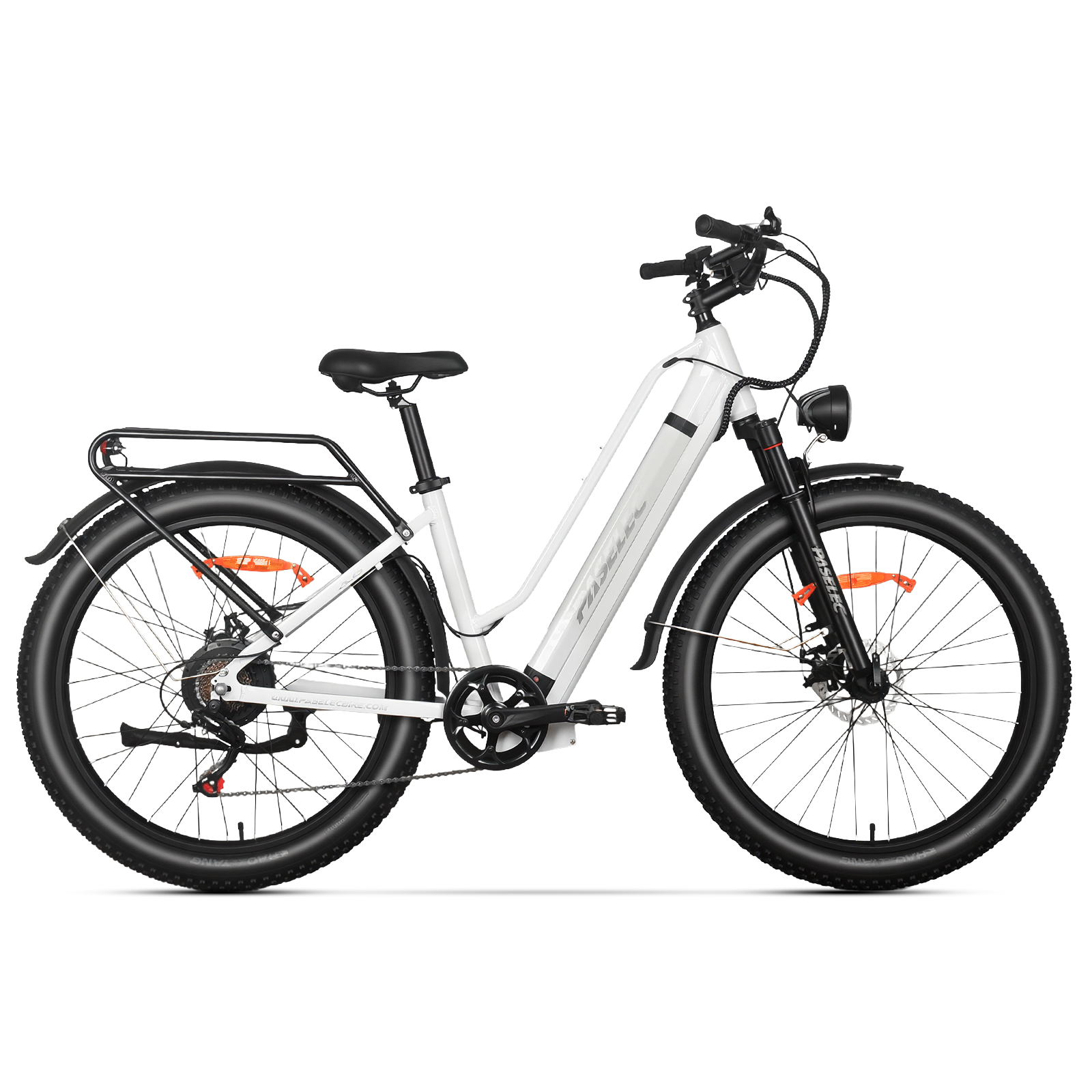PASELEC X8 Fat Tire Electric Bike – 28 MPH, 70+ Mile Range – paselec