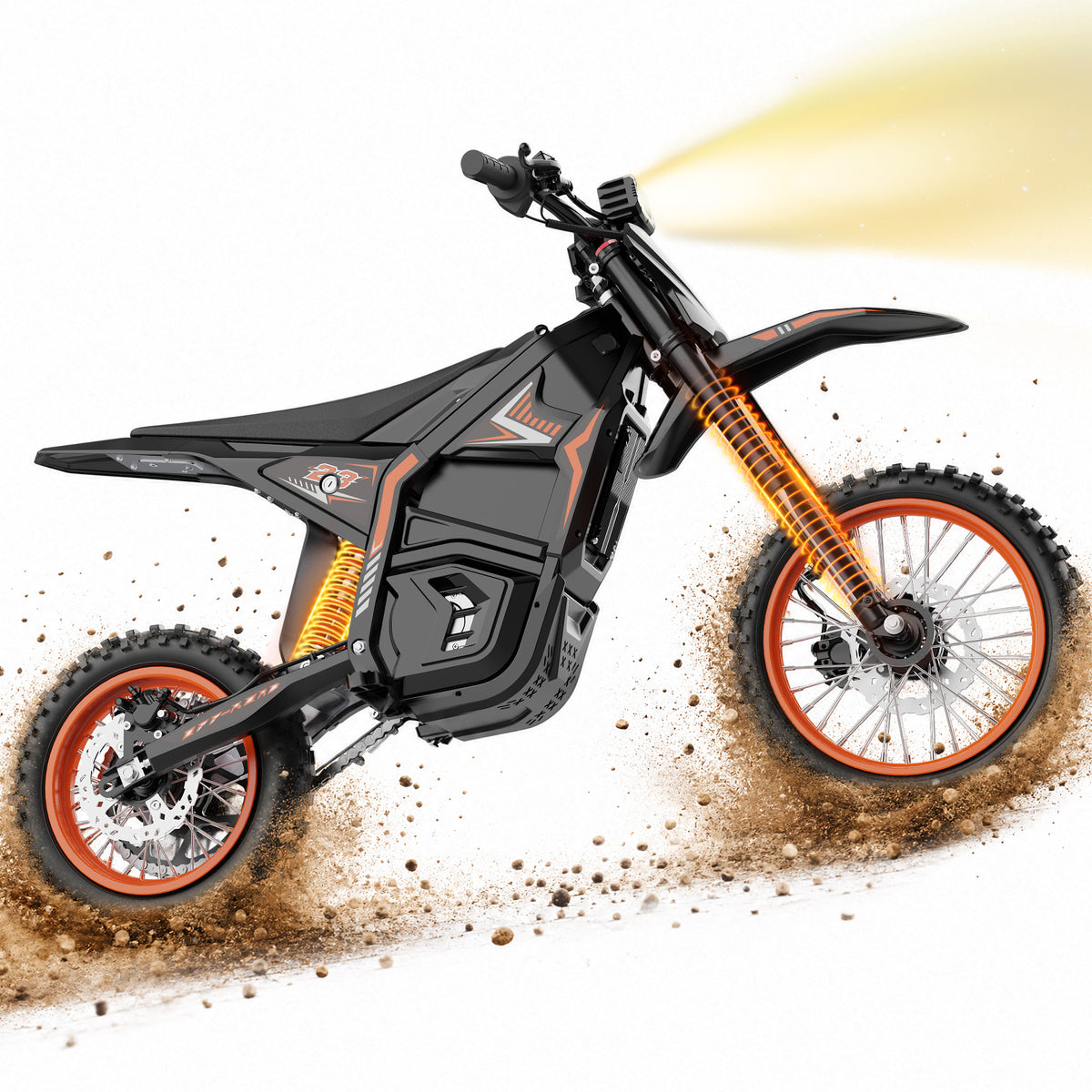 PASELEC EM04 2600W Electric Dirt Bike – 40 MPH, 53-Mile Range