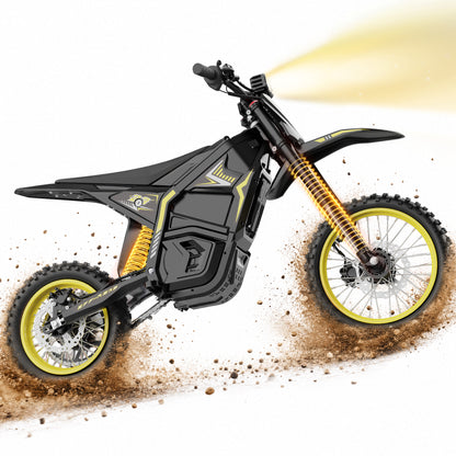 PASELEC EM04 2600W Electric Dirt Bike – 40 MPH, 53-Mile Range
