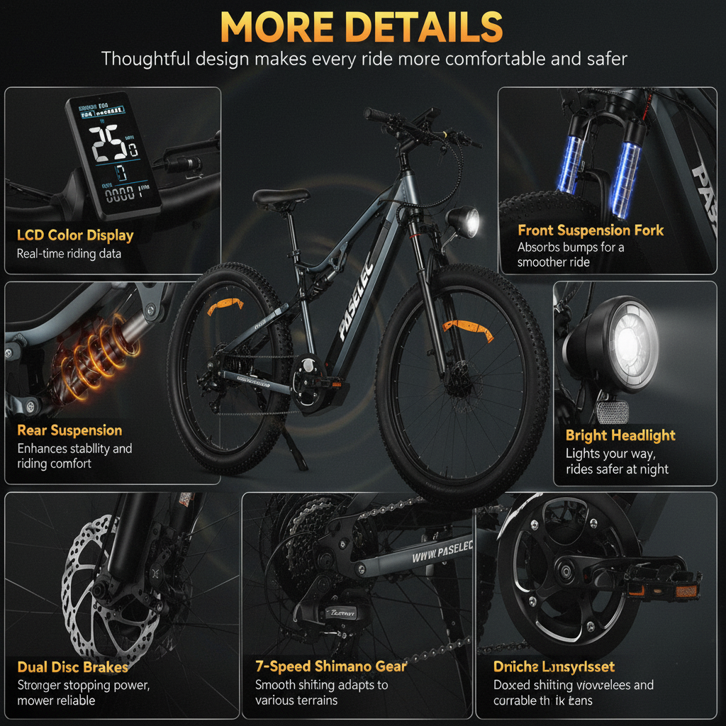 Paselec GS9 Pro 1300W Peak 27.5"*3.0 INCH EMTB