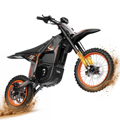PASELEC EM04 2600W Electric Dirt Bike – 40 MPH, 53-Mile Range