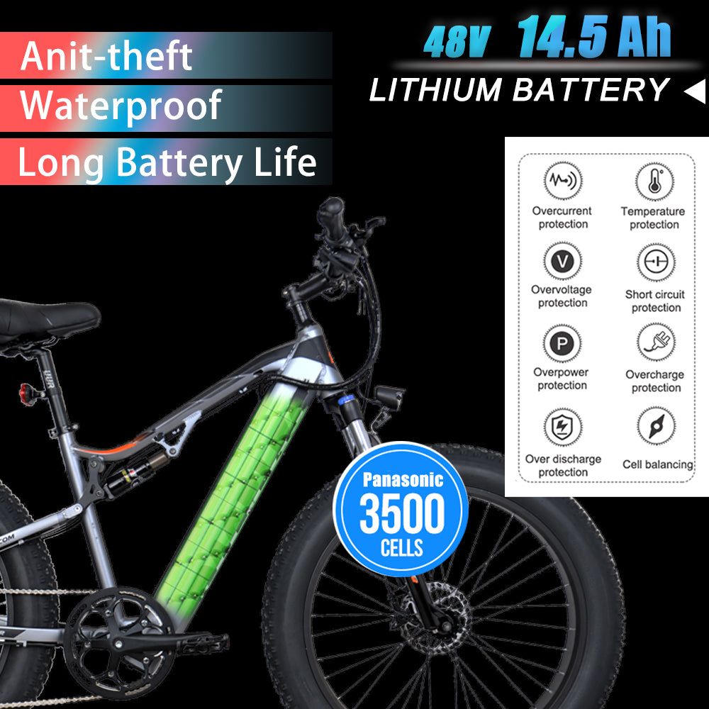 Paselec GS9 500W 27.5"*2.4 eMTB (Used Bike)